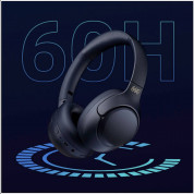 QCY H3 ANC Wireless Headphones - безжични блутут слушалки с активна изолация на околния шум (тъмносин) 1