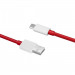 OnePlus SUPERVOOC USB-C to USB Data Cable 100W - кабел с бързо зареждане за устройства с USB-C порт (100 см) (червен) 1