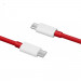 OnePlus SUPERVOOC USB-C to USB Data Cable 150W - USB-C към USB-C кабел за устройства с USB-C порт (100 см) (червен) 2