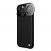 Nillkin CamShield Prop Leather Magnetic Case - хибриден удароустойчив кожен кейс с MagSafe за iPhone 15 Pro Max (черен) 3