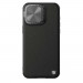 Nillkin CamShield Prop Leather Magnetic Case - хибриден удароустойчив кожен кейс с MagSafe за iPhone 15 Pro Max (черен) 1