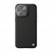 Nillkin CamShield Prop Leather Magnetic Case - хибриден удароустойчив кожен кейс с MagSafe за iPhone 15 Pro (черен) 1