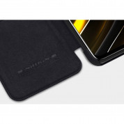 Nillkin Qin Leather Flip Case - кожен калъф, тип портфейл за Xiaomi Poco M3 (черен) 6