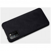 Nillkin Qin Leather Flip Case - кожен калъф, тип портфейл за Xiaomi Poco M3 (черен) 5