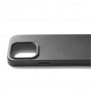 Mujjo Full Leather MagSafe Case for iPhone 15 Pro (black) 2