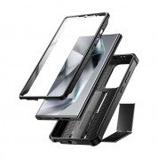 Tech-Protect Kevlar Cam Plus Case - удароустойчив хибриден кейс за Samsung Galaxy S24 Ultra (черен) 1