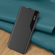 Tech-Protect Smart View Leather Flip Case - кожен калъф, тип портфейл за Samsung Galaxy A35 4G (черен) 5