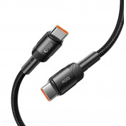 Tech-Protect Ultraboost Evo USB-C to USB-C Cable 100W - USB-C към USB-C кабел за устройства с USB-C порт (50 см) (черен) 1
