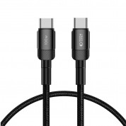 Tech-Protect Ultraboost Evo USB-C to USB-C Cable 100W - USB-C към USB-C кабел за устройства с USB-C порт (50 см) (черен)