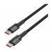 Tech-Protect Ultraboost Evo USB-C to USB-C Cable 100W - USB-C към USB-C кабел за устройства с USB-C порт (50 см) (черен) 3