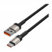 Tech-Protect Ultraboost Evo USB-A to USB-C Cable 100W - кабел с въжена оплетка за устройства с USB-C порт (100 см) (бежов) 2