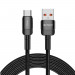 Tech-Protect Ultraboost Evo USB-A to USB-C Cable 100W - кабел с въжена оплетка за устройства с USB-C порт (300 см) (черен) 1