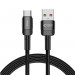 Tech-Protect Ultraboost Evo USB-A to USB-C Cable 100W - кабел с въжена оплетка за устройства с USB-C порт (200 см) (черен) 1