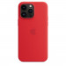 Apple iPhone Silicone Case with MagSafe - оригинален силиконов кейс за iPhone 14 Pro Max с MagSafe (червен) (разопакован продукт) 4