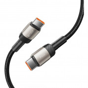 Tech-Protect Ultraboost Evo USB-C to USB-C Cable 100W (200 cm) (titanium) 1