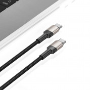 Tech-Protect Ultraboost Evo USB-C to USB-C Cable 100W (100 cm) (titanium) 3