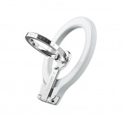 Nillkin SnapGrip Magnetic Ring Holder - универсален магнитен пръстен против изпускане, с поставка, съвместим с MagSafe за iPhone и други смартфони (сив) 2