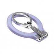 Nillkin SnapGrip Magnetic Ring Holder - универсален магнитен пръстен против изпускане, с поставка, съвместим с MagSafe за iPhone и други смартфони (лилав) 1