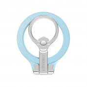 Nillkin SnapGrip Magnetic Ring Holder - универсален магнитен пръстен против изпускане, с поставка, съвместим с MagSafe за iPhone и други смартфони (светлосин)