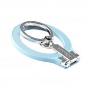 Nillkin SnapGrip Magnetic Ring Holder - универсален магнитен пръстен против изпускане, с поставка, съвместим с MagSafe за iPhone и други смартфони (светлосин) 1