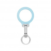 Nillkin SnapGrip Magnetic Ring Holder - универсален магнитен пръстен против изпускане, с поставка, съвместим с MagSafe за iPhone и други смартфони (светлосин) 3