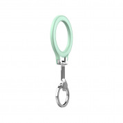 Nillkin SnapGrip Magnetic Ring Holder - универсален магнитен пръстен против изпускане, с поставка, съвместим с MagSafe за iPhone и други смартфони (зелен) 4