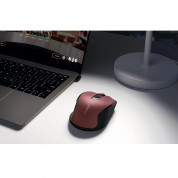 Ugreen MU006 2.4G Wireless and Bluetooth Mouse - ергономична безжична блутут мишка (за PC и Mac) (червен) 2