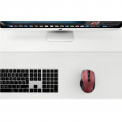 Ugreen MU006 2.4G Wireless and Bluetooth Mouse - ергономична безжична блутут мишка (за PC и Mac) (червен) 3