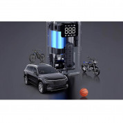 Ugreen Portable Tire Inflator Pump - компресор за автомобилни гуми с вградена 2500 mAh батерия (черен) 6