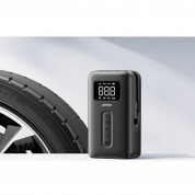 Ugreen Portable Tire Inflator Pump - компресор за автомобилни гуми с вградена 2500 mAh батерия (черен) 7