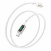 4smarts DigitCord USB-C to USB-C 100W Cable - здрав кабел с въжена оплетка и дисплей, за зареждане на устройства с USB-C порт (300 см) (бял) 6