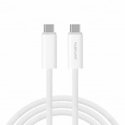 4smarts PremiumCord USB-C to USB-C Cable 240W (150 cm) (white) 1