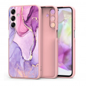 Tech-Protect Icon TPU Marble Case for Samsung Galaxy A35 5G (pink)