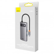 Baseus USB-C Metal Gleam Series 4-in-1 Hub (WKWG070113) (space gray) 8