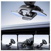 Joyroom Magnetic Dashboard Car Mount - магнитна поставка за таблото или стъклото на кола за iPhone с MagSafe (черен) 9