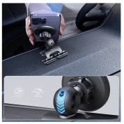Joyroom Magnetic Dashboard Car Mount - магнитна поставка за таблото или стъклото на кола за iPhone с MagSafe (черен) 6