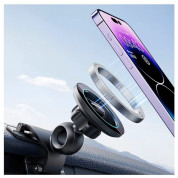 Joyroom Magnetic Dashboard Car Mount - магнитна поставка за таблото или стъклото на кола за iPhone с MagSafe (черен) 7