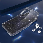 Tech-Protect FlexAir Glitter Case - силиконов (TPU) калъф за Samsung Galaxy A35 5G (прозрачен) 1