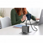 McDodo GaN Wall Charger 100W and USB-C Cable - захранване за ел. мрежа за лаптопи, смартфони и таблети с USB-A и 3xUSB-C изходи с включен кабел в комплекта (черен) 2