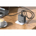 McDodo GaN Wall Charger 100W - захранване за ел. мрежа за лаптопи, смартфони и таблети с USB-A и 3xUSB-C изходи за зареждане на мобилни устройства (черен) 2