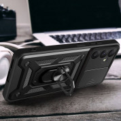 Tech-Protect CamShield Pro Hard Case - хибриден удароустойчив кейс с пръстен против изпускане за Samsung Galaxy A35 5G (черен) 4