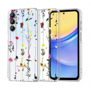 Tech-Protect FlexAir Plus Garden Floral Case - силиконов (TPU) калъф за Samsung Galaxy A55 5G (прозрачен)