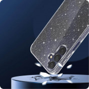 Tech-Protect FlexAir Glitter Case - силиконов (TPU) калъф за Samsung Galaxy A55 5G (прозрачен) 2