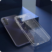 Tech-Protect FlexAir Glitter Case - силиконов (TPU) калъф за Samsung Galaxy A55 5G (прозрачен) 3