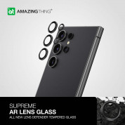 AmazingThing Camera Lens Tempered Glass - предпазни стъклени лещи за камерата на Samsung Galaxy S24 Ultra (хамелеон) 2