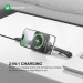 AmazingThing 2-in-1 Explorer Pro Wireless Charging Station 17W - сгъваема двойна поставка (пад) за безжично зареждане за iPhone с MagSafe и Apple Watch (черен) 3