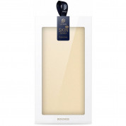 Dux Ducis Skin Pro Case - кожен калъф с поставка и отделение за кр. карти за Xiaomi Redmi Note 10E, Redmi 10 5G, Redmi 10 Prime Plus 5G, Poco M4 5G (златист) 9