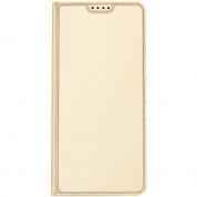 Dux Ducis Skin Pro Case - кожен калъф с поставка и отделение за кр. карти за Xiaomi Redmi Note 10E, Redmi 10 5G, Redmi 10 Prime Plus 5G, Poco M4 5G (златист) 8