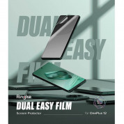 Ringke Dual Easy Film 2x Screen Protector - 2 броя защитно покритие за дисплея на OnePlus 12 (прозрачен) 13