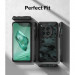 Ringke Fusion-X Case - хибриден удароустойчив кейс за OnePlus 12 (черен-камуфлаж) 9